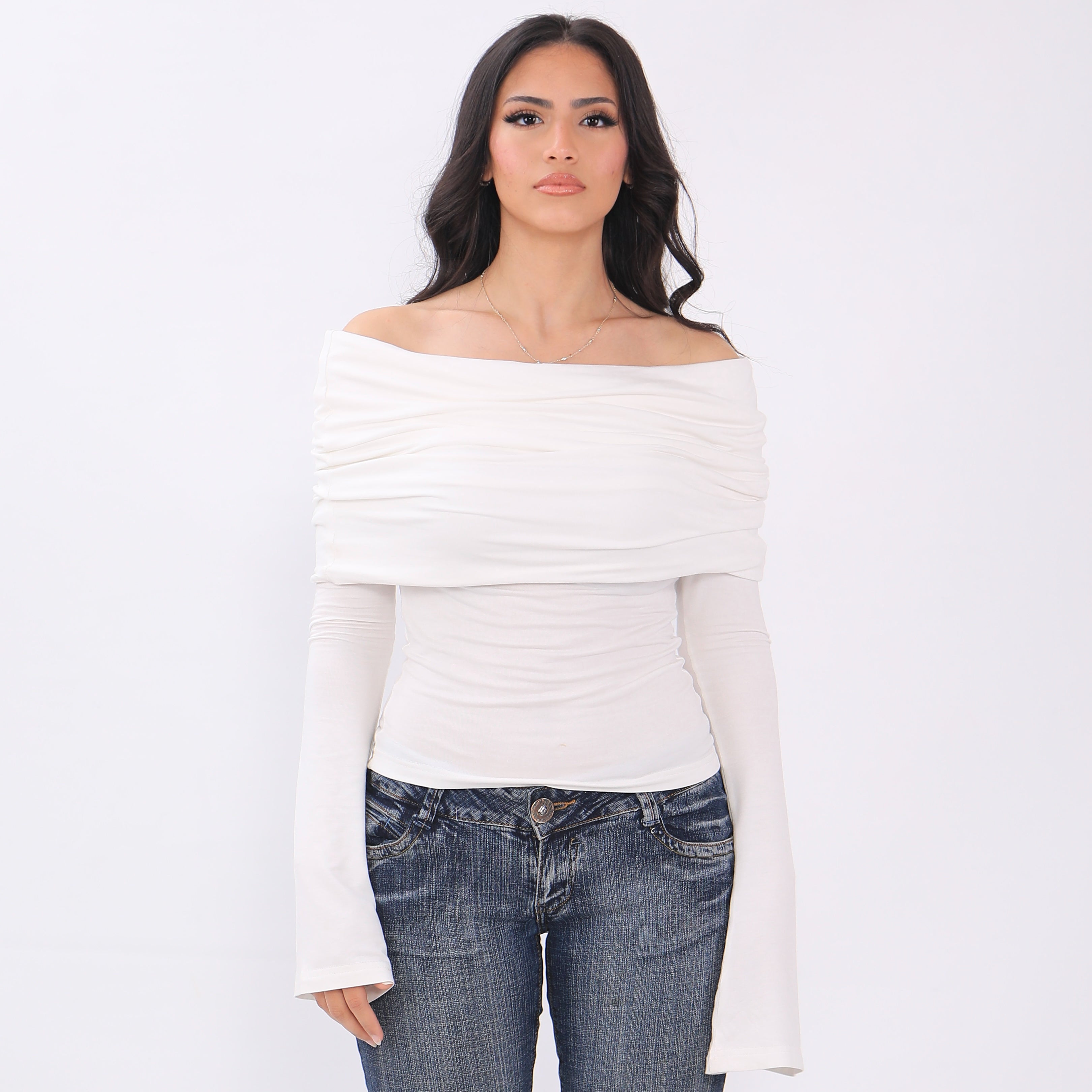 𝓣ria Top Off-white